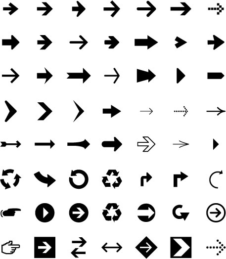 dwp-arrow-symbols-icons-[更新済み]