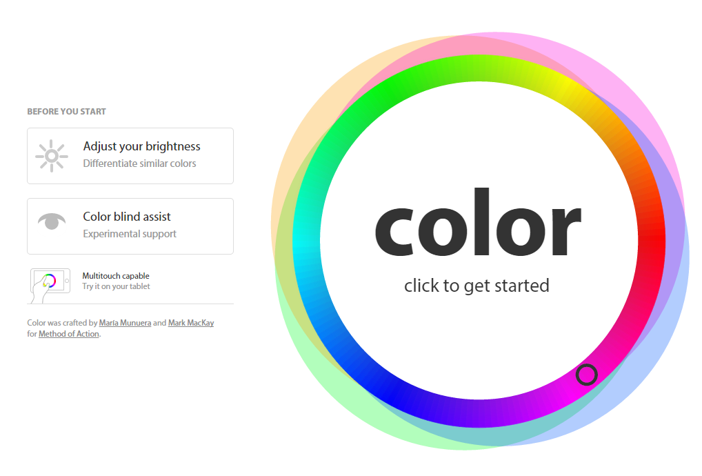 色相環を使った色当てゲーム Color Wordpressのための便利帳