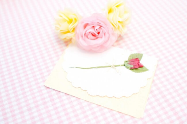 お花と手紙