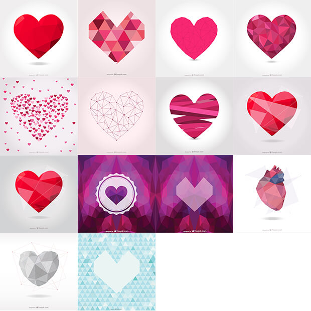 Polygonal-Hearts