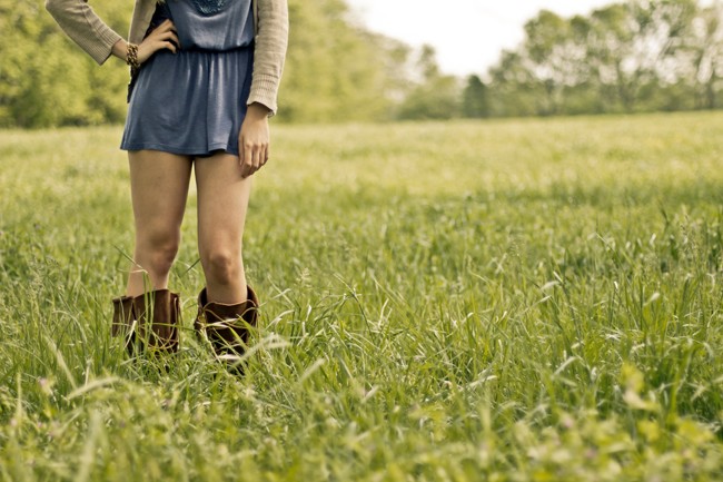 public-domain-images-free-stock-photos-girl-boots-standing-green-grass-field