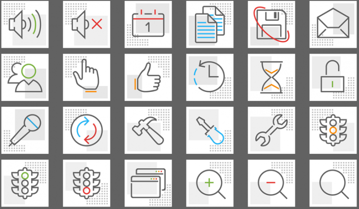 Point-Square-Color-Icons
