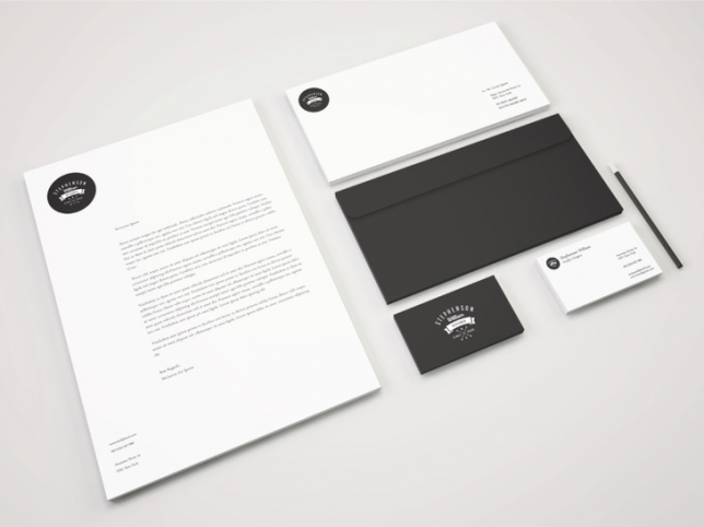 Identity Branding Stationery PSD Mockup