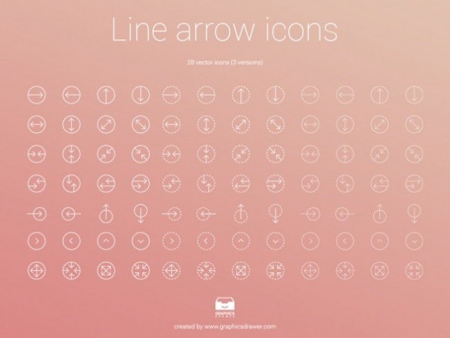 Line Arrow Icons