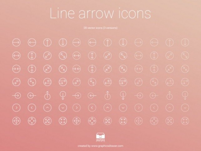 Line Arrow Icons