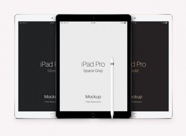 iPadの無料モックアップ素材