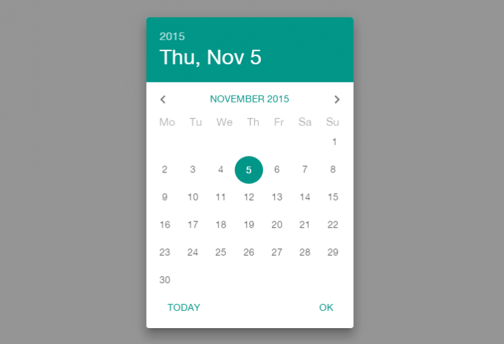 AngularJSで使えるマテリアルデザインの日付ピッカー