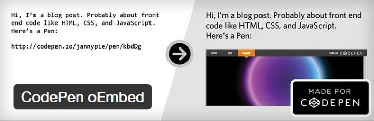 WordPenにCodePenを埋め込む