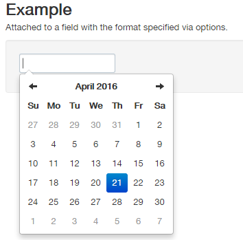 Datepicker for Bootstrap