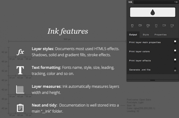 「Ink」でデザインガイドラインをサクッと作成