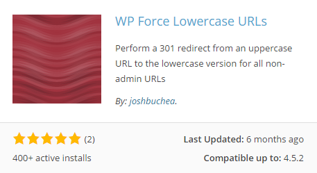 URLに含まれる大文字を小文字に変換できるWordPressプラグイン