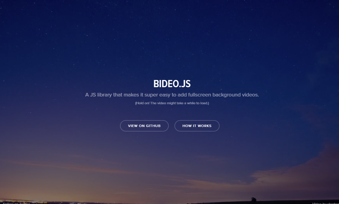 動画を背景にフルスクリーンで表示できるJSライブラリ
