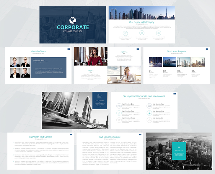 Corporate Free Keynote Template