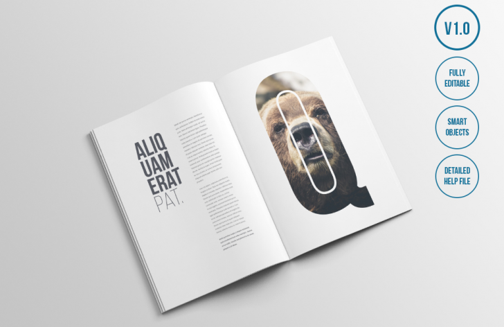 A4 Magazine Mockup