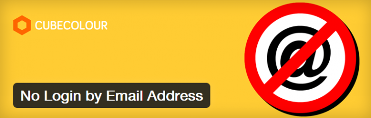 WordPressでメールアドレスでのログインを無効にするプラグイン「No Login by Email Address」