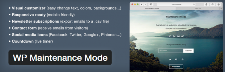 WP Maintenance Mode