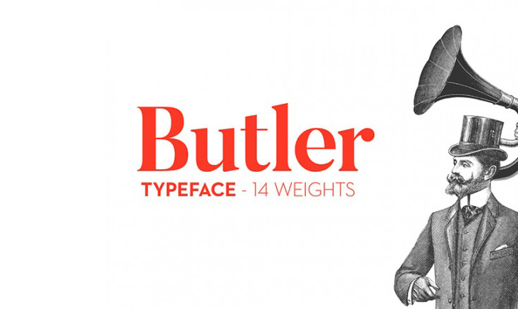 Butler Free Font