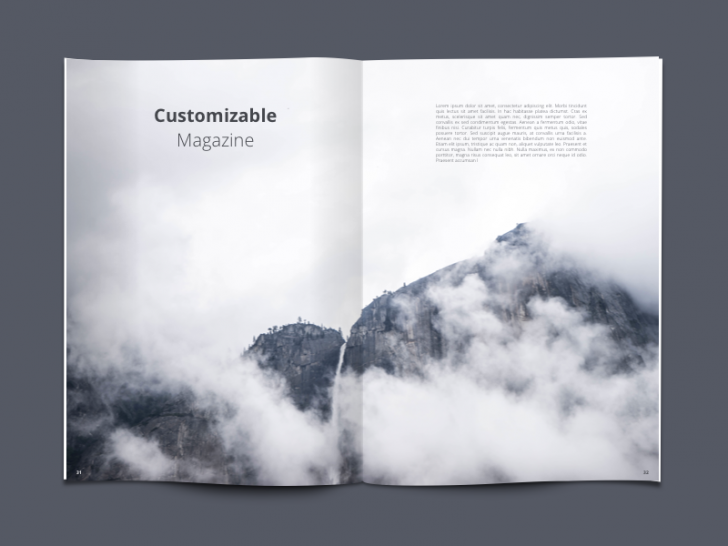 Freebie: Customizable Magazine