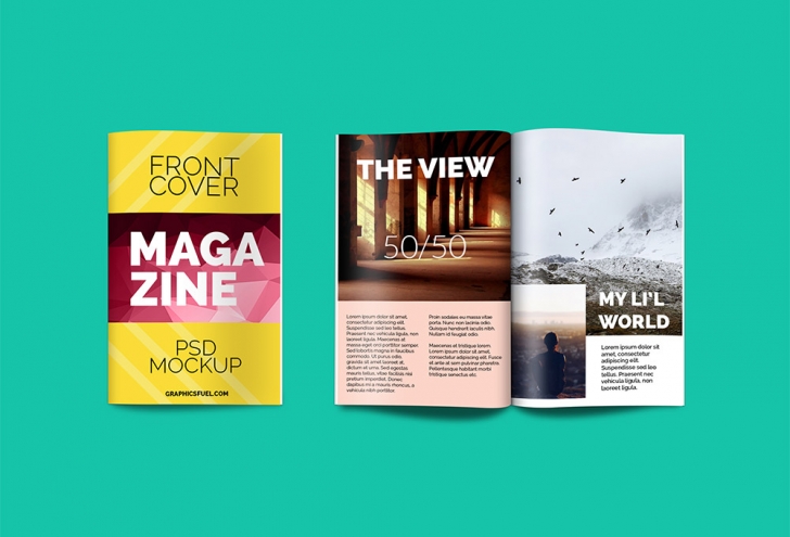 Magazine PSD Mockup