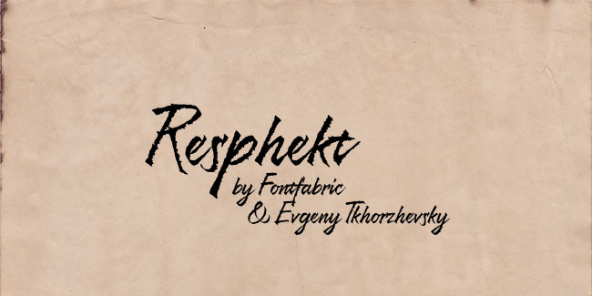 Resphekt font