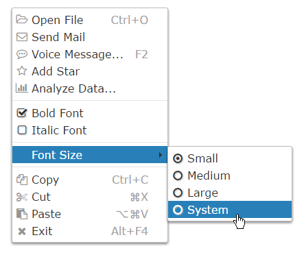 jQuery .contextMenuCommon