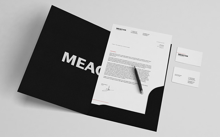  Black & White Stationery Mockup