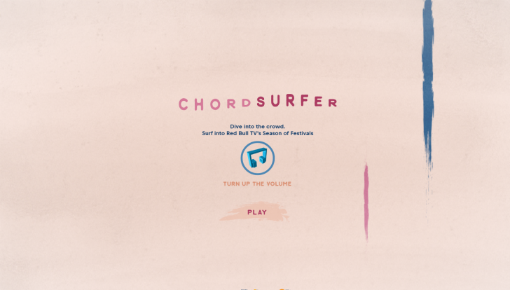 リフレッシュ: WebGLを使って作られたレッドブルのブラウザゲーム「Chordsurfer」