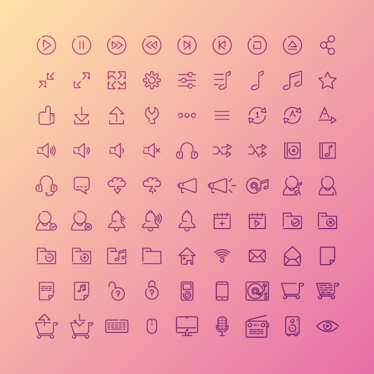 Free Music Icon Set