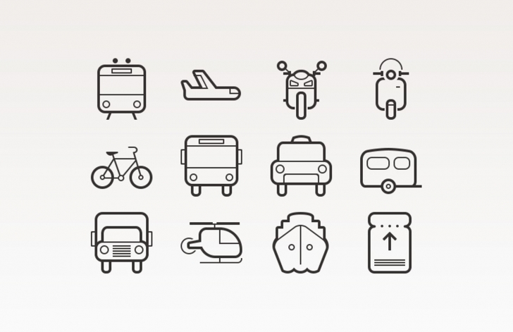 Transportation Vector Icons