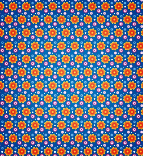 A Vibrant Summer Seamless Vector And Photoshop Pattern