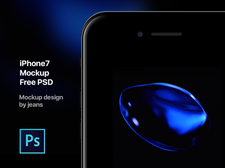 iPhone7 Mockup Free PSD