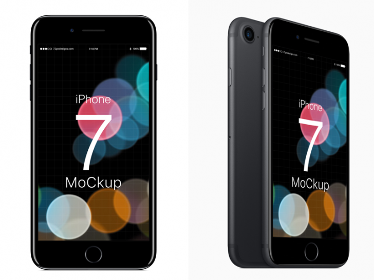 Free PSD: iPhone 7 Mockup