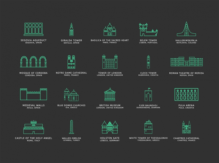 Touristic Icons (100 Icons, PNG, SVG)2