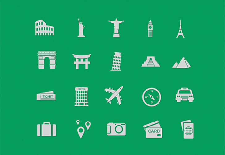 Free Travel Icons Bundle