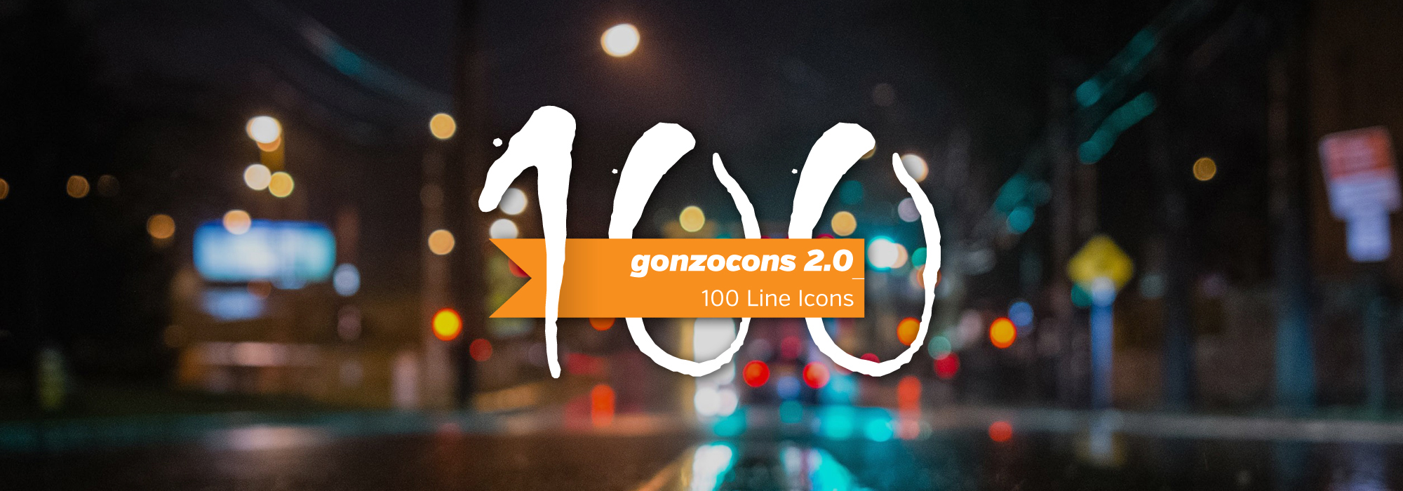 Webフォントとして使えるアイコンフォント100個セット「gonzocons 2.0」