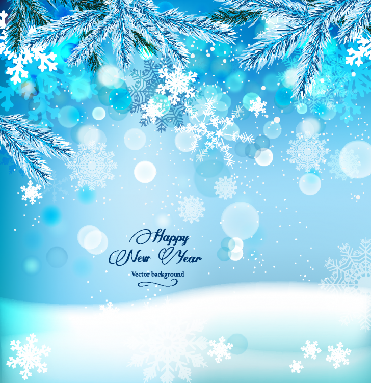 Beautiful snowflake vector background