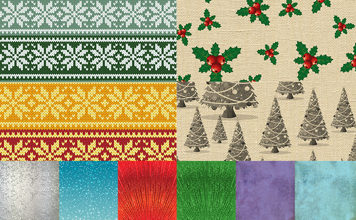 GIGA Christmas Patterns Freebie