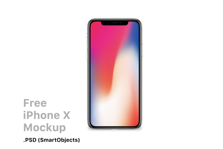 iPhone X and iPhone 8 Mockup Free（PSD/無料）