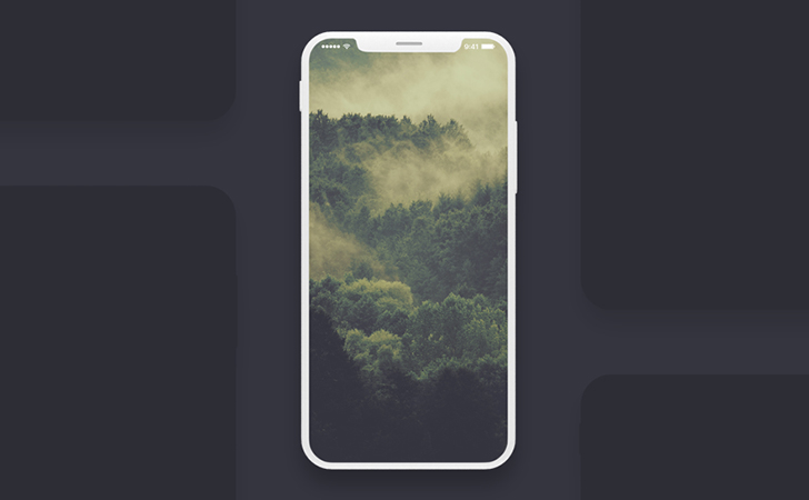 Free Iphone 8 Screen PSD Mockup