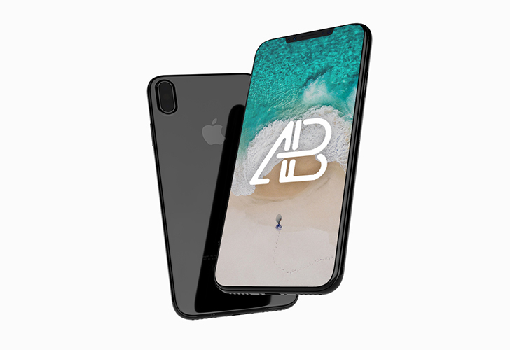 Floating iPhone 8 Mockup