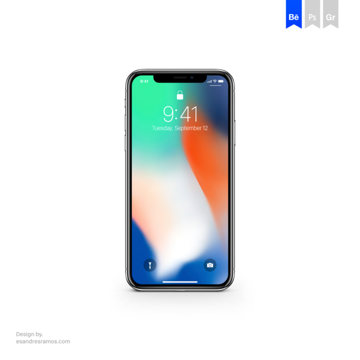 iPhone X ®（PSD/無料）