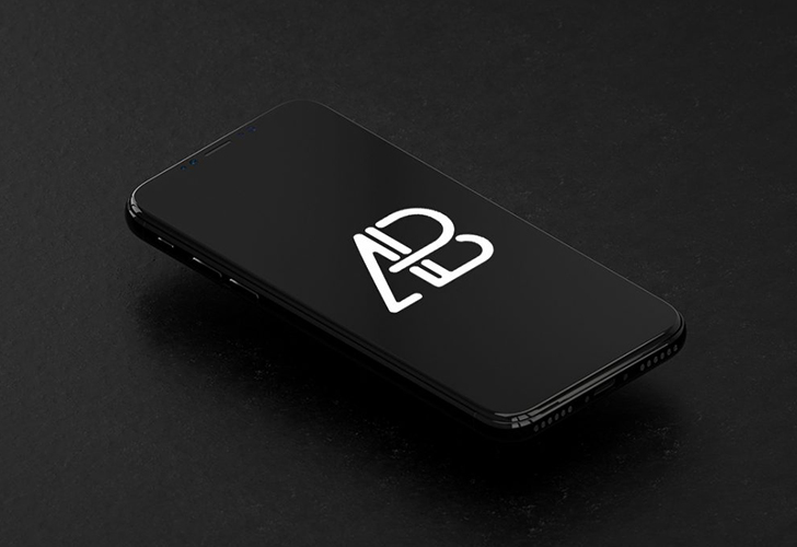 Isometric iPhone 8 Mockup