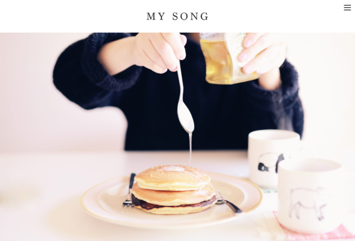 ペライチサイト・シングルページ専用のテーマ「My Song」