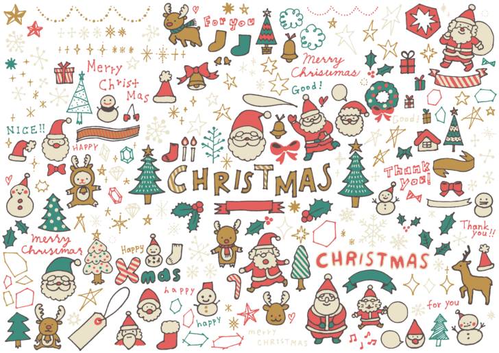 手描きXmas